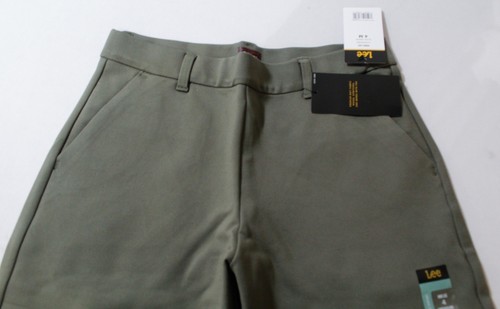 Lee Women's Ultra Lux Comfort Wide Leg Pants AC2 Olive Grove Medium (4) NWT - Picture 2 of 4