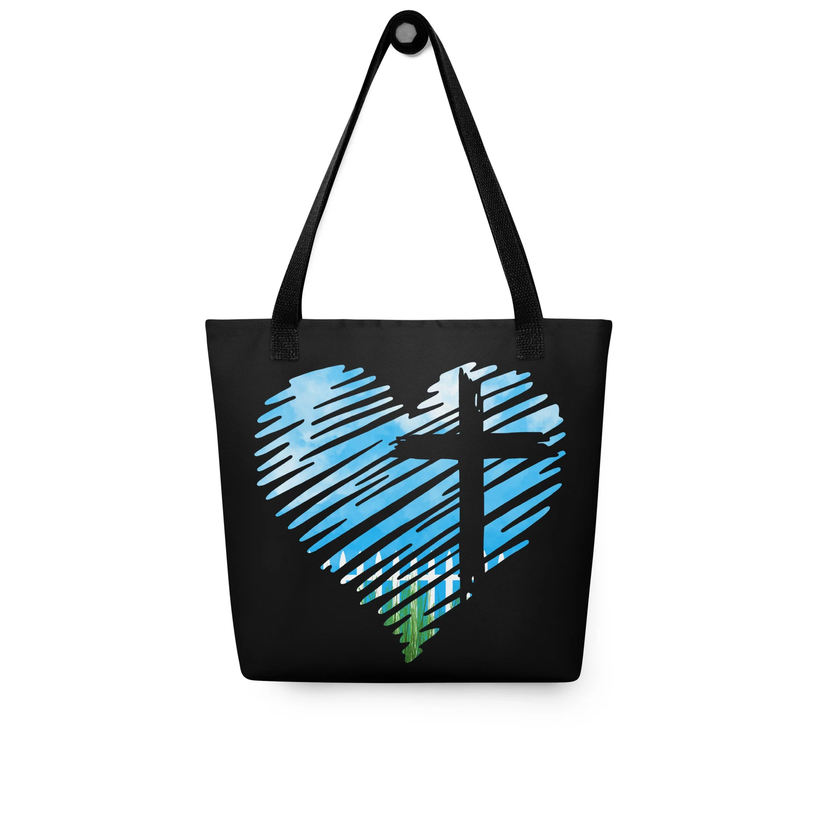 Sac fourre tout Coeur ~ Christian ~ Croix ~