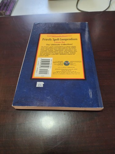Vintage 2nd Edition Dungeons & Dragons Priests Spell Compendium, Volume 1, nice! - Picture 2 of 2