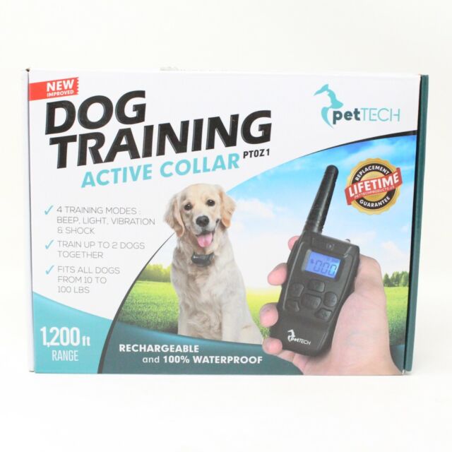 PetTech Remote Controlled Dog Training Collar Rechargeable Waterproof eBay