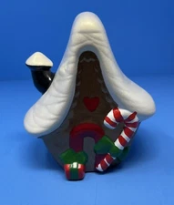 Ceramic Candy Cane Christmas Cottage House Handmade Mold #1