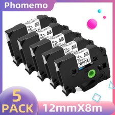 TZ Tze Label Tape 12mm TZe-231 Fit for Brothe P-Touch Laminated PT-E100 PT-1010