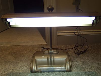 Vintage Working 1940's Art Deco Industrial Bankers Student Desk