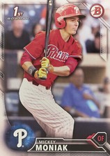 2016 Bowman Draft Baseball Base #BD-1: Mickey Moniak Base