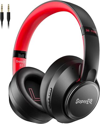 Eksa SuperEQ S1 Active Noise Cancelling Over-Ear Bluetooth Kopfhörer Mikrofon