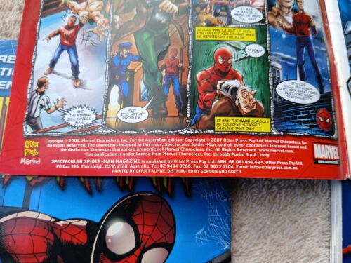 Amazing Spider-Man Magazines 6 Comics Otter Press Magazines Australia Edition GC - Picture 6 of 7