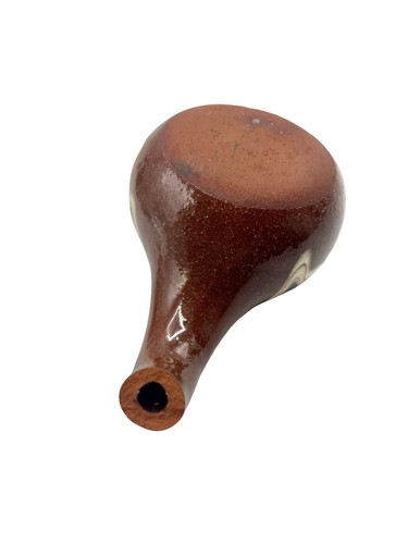 Cerámica búlgara Troyan terracota azul ojos de pavo real taza cuchara olla taza espresso - Imagen 8 de 10