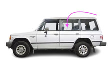 Fit: 89-91 Mitsubishi Montero 4D Utility Driver Rear Left Side Door Window Glass