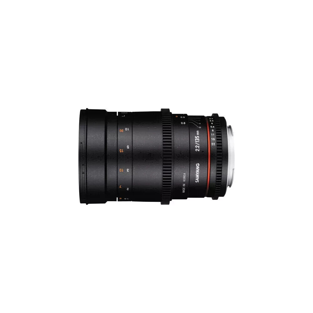 Samyang 135mm T2.2 ED UMC VDSLR Cine Lens for Canon EF Samyang 135mm T2.2 ED UMC VDSLR Cine Lens for Canon EF