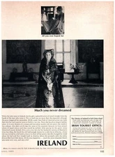 1963 Irish Tourist Office Print Ad, Ireland Bunratty Castle Clare Cork Glories