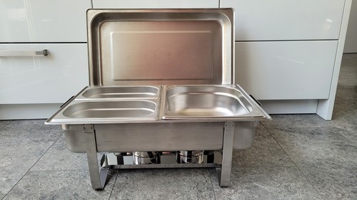 Baim Marie,Speisewärmer,Warmhalter,Tiefe 100,Edelstahl komplett Chafing Dish GN - Bild 11 von 46