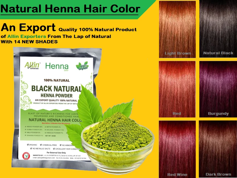 100 Organic Henna Hair Color Chemical Ammonia free Henna Hair Dye Natural chose
