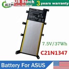C21N1347 Battery For Asus X555 X555La X555Ld A555L F554 F554L F555 37Wh 7.5V Us