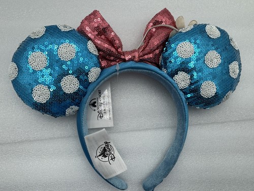 Disney Parks Daisy Duck Ear Headband Polka Dots With Bow New - Picture 6 of 6