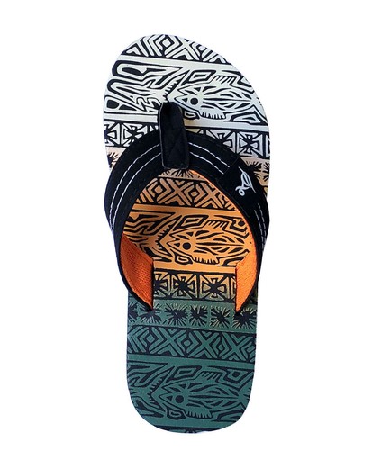New Boys Tropical Print Bali Sandals Beach Flip Flop || 628K - Picture 8 of 42