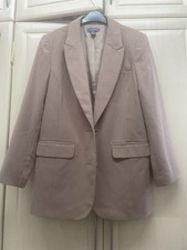 Gorgeous Mink Masculin Blazer Sz 10 Nwot