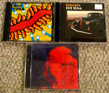 HOT TUNA~LOT OF 3 CDs Classic Blues Psych Roc...