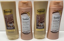 Lot of 4 Suave Professional Coconut Oil Damage Repair Shampoo Conditioner 12.6oz