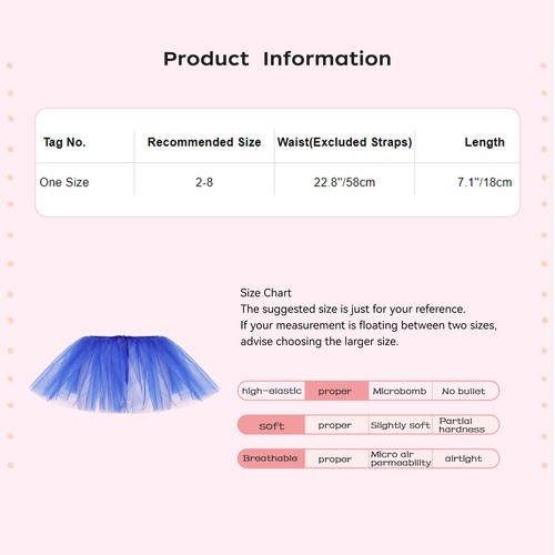 Kids Girls Costume Modern Dancewear Lace-up Skirt Training Dance Tulle Skirts - Picture 70 of 91