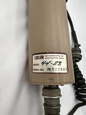 Sonde à Crêpes Ludlum 44-9 - Détecteur Alpha Beta Gamma - Reconditionnée Et Garantie 1 An - Vérifiée Par Le Vendeur