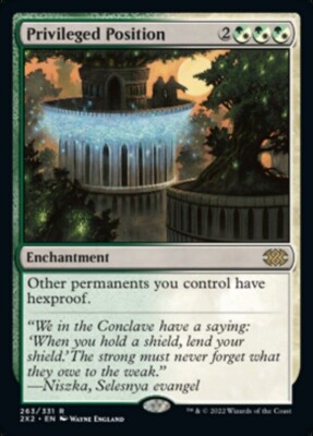 MTG Near Mint Foil Privileged Position - [Double Masters 2022]