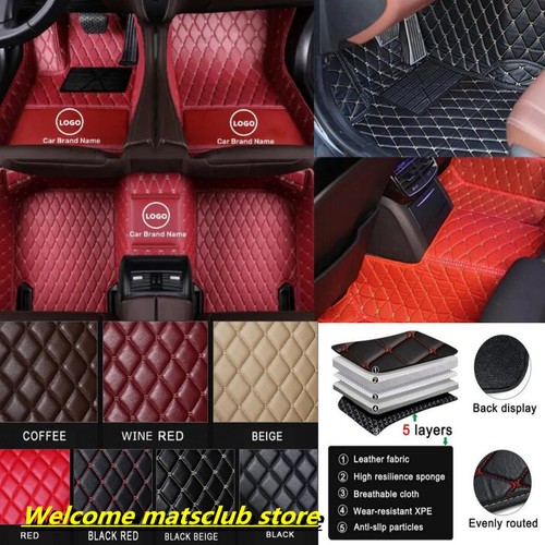 For Hummer H2 H3 H3T 2003-2010 Car Floor Mats Auto Carpets Custom Waterproof Rug - Picture 4 of 37