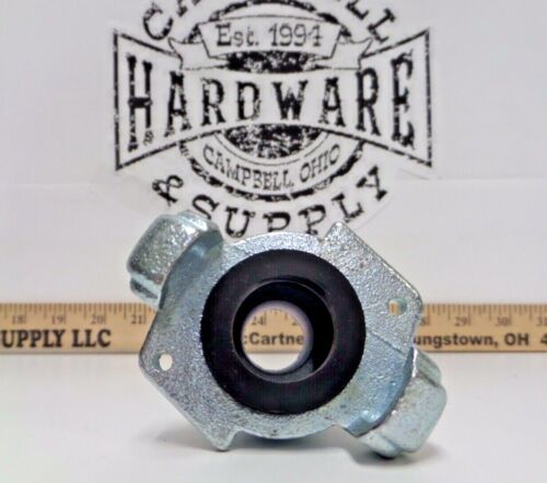 Acoplador de 2 lengüetas universal Crowfoot 3/4" hierro MPT reemplaza a Dixon Air King - Imagen 2 de 5