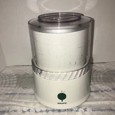 Krups Ice Cream Maker 337 La Glaciere 1 Quart Automatic. Tested/Working