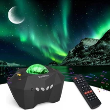 Cadrim Star Projector with Bluetooth Speaker Remote, Galaxy Projector Northern L