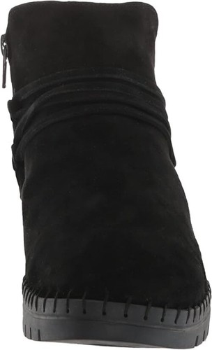 Bella Vita Women's Falynn Booties Crisscross Front Strap Zip-Up Black Size 11 - Picture 2 of 8