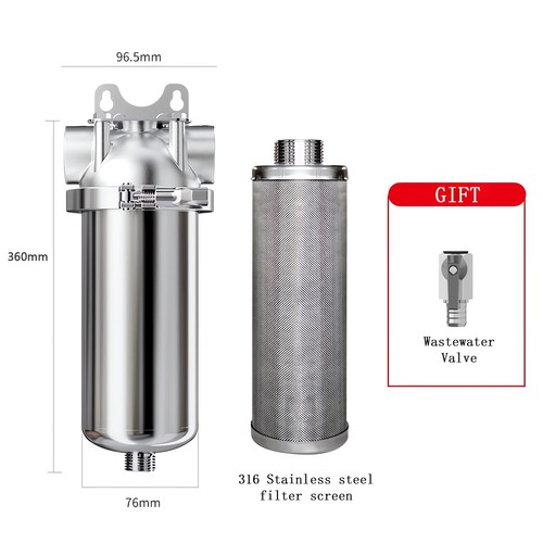 10000L/h Stainless Front Filter Household Water Filtration System 1'' Interface - Picture 3 of 19