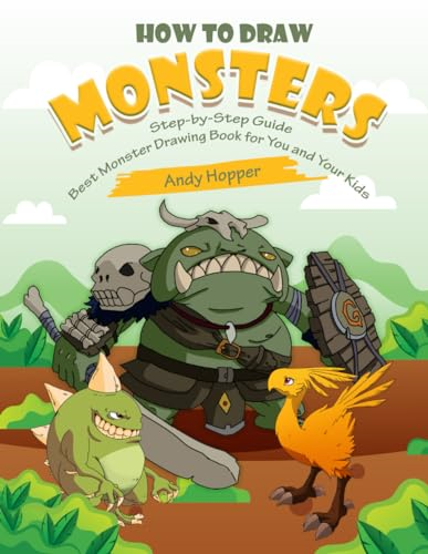 How to Draw Monsters Step-by-Step Guide: Best Monster D - Paperback NEW Hopper, - Picture 1 of 2