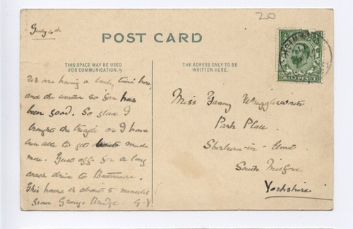 (KLj8459) Abraham Color Serie 310, Grange, Borrowdale, KESWICK 1911 - Imagen 4 de 4