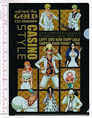 One Piece Film GOLD Clear File Folder , Official and Limited to Japan