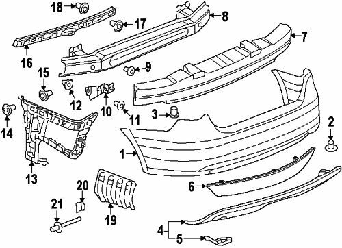 10-15 VW Mk6 Volkswagen 5C6807394A Corner Support OEM for sale ...