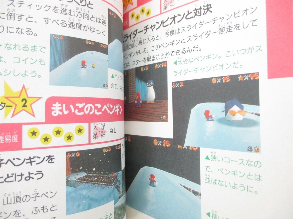 SUPER MARIO 64 Zen Hyakka Guide Nintendo 64 1996 Japan Fan Book