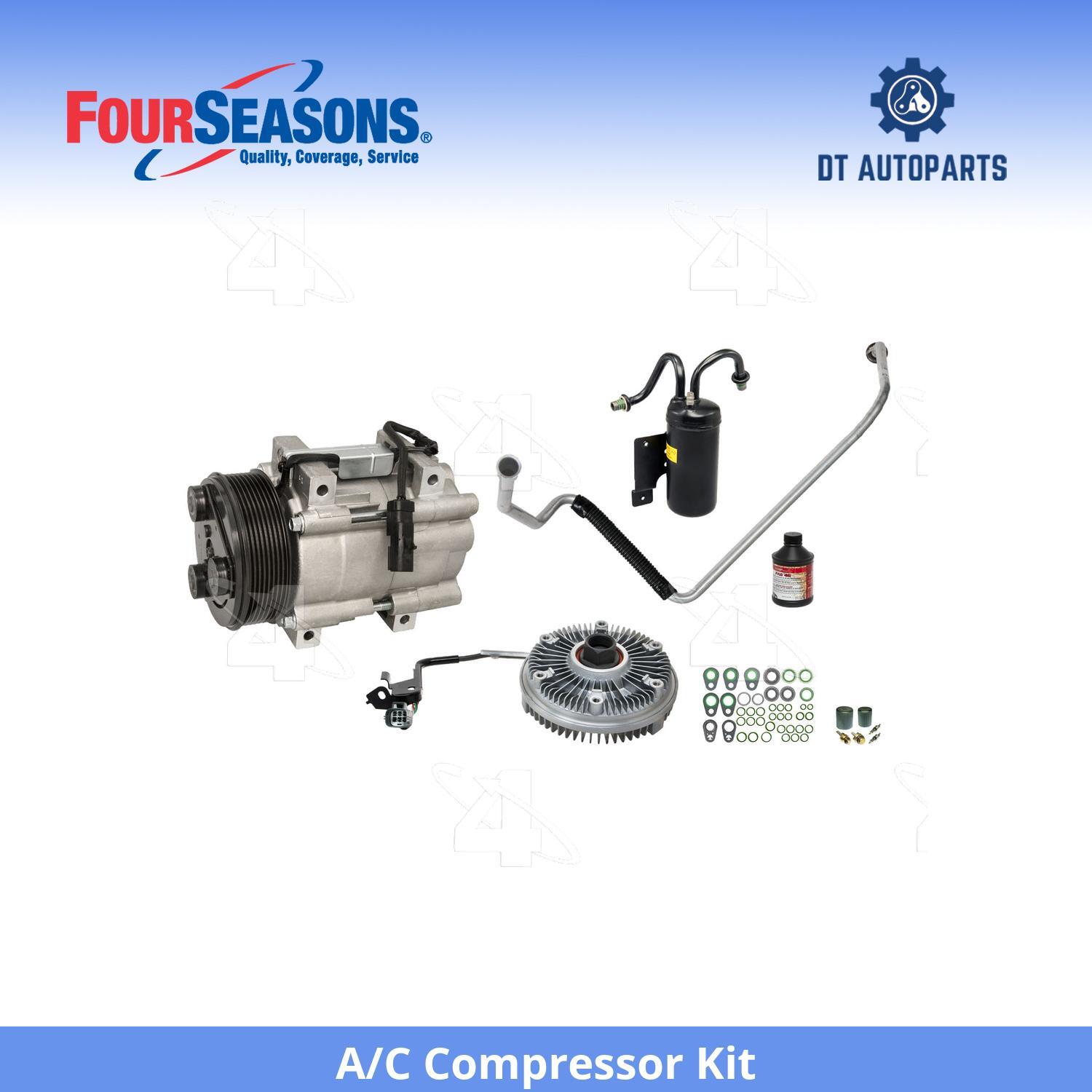 For 2006-2009 Dodge Ram 3500 A/C Compressor Kit 4 Seasons 2007 2008