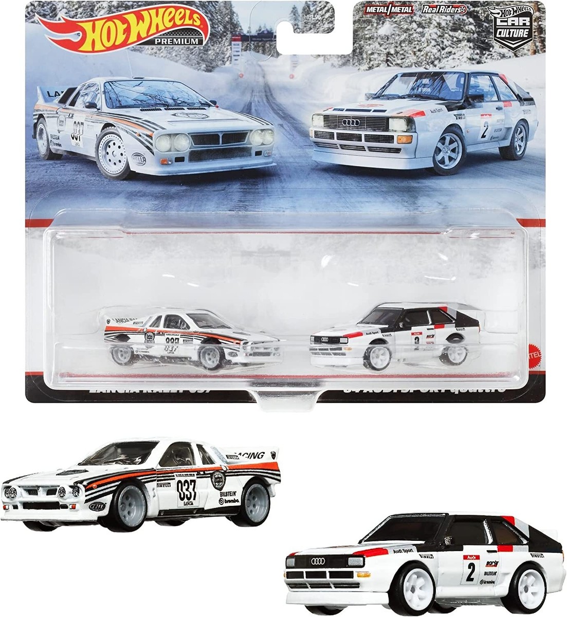 Hot Wheels 2pack – Lancia Rally 037 Et Audi Sport Quattro 1/64 2022