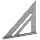 7 inch Roofing Speed Square Aluminium Rafter Angle Cut Measuring Triangle Guide