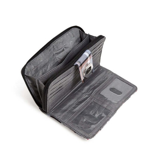 Vera Bradley RFID Turnlock Wallet Perfectly Plaid New - Picture 3 of 3
