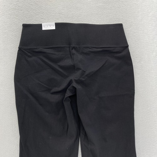 LIVI Active Yoga Capri Pants Women's 14/16 High Waist Signature Stretch Black - Picture 9 of 12