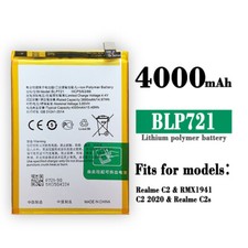 100 New Battery For OPPO Realme C2 C2S RMX1941 BLP721 High Quality Internal