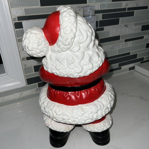 Vintage Ceramic Winking Santa Claus Atlantic Mold 14 in  Christmas Statue - Picture 6 of 8