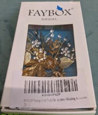 FAYBOX Bridal Vintage Gold Twig Bridal Headpiece Wedding Accessory