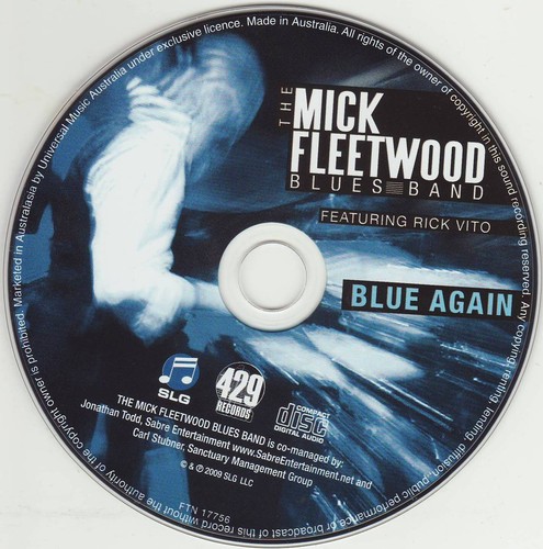 The Mick Fleetwood Blues Band - Blue Again CD (12 tracks, Rick Vito,Peter Green) - Picture 14 of 14