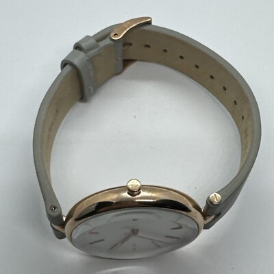 Skagen Signatur SKW2710 Women Grey Leather Analog Dial Quartz Wrist Watch AEA247 Skagen Signatur SKW2710 Women Grey Leather Analog Dial  main image 3