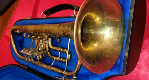 Trompette Arthur Jacob 3 palettes facture Allemande sans embouchure + étuis - Imagen 3 de 5