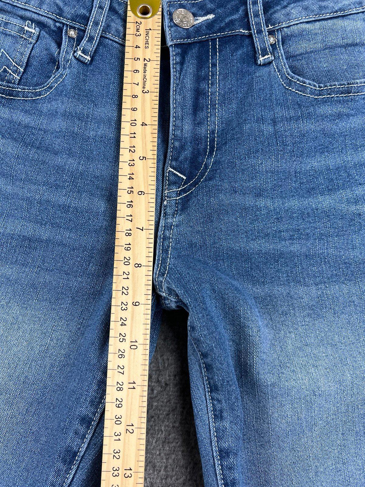  True Religion Jennie Curvy Mid Rise Super Skinny Jeans Women's Sz 27 Blue Denim thumbnail 8