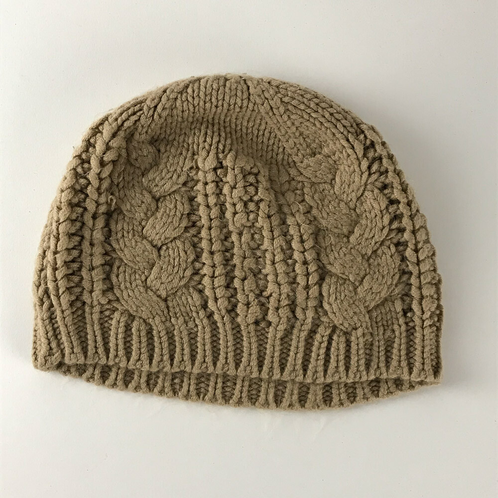 Banana Republic Beige Braid Knit Cable Winter Hat | eBay