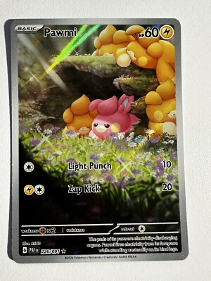 Pokémon TCG Paldean Fates Pawmi 226/091 Illustration Rare